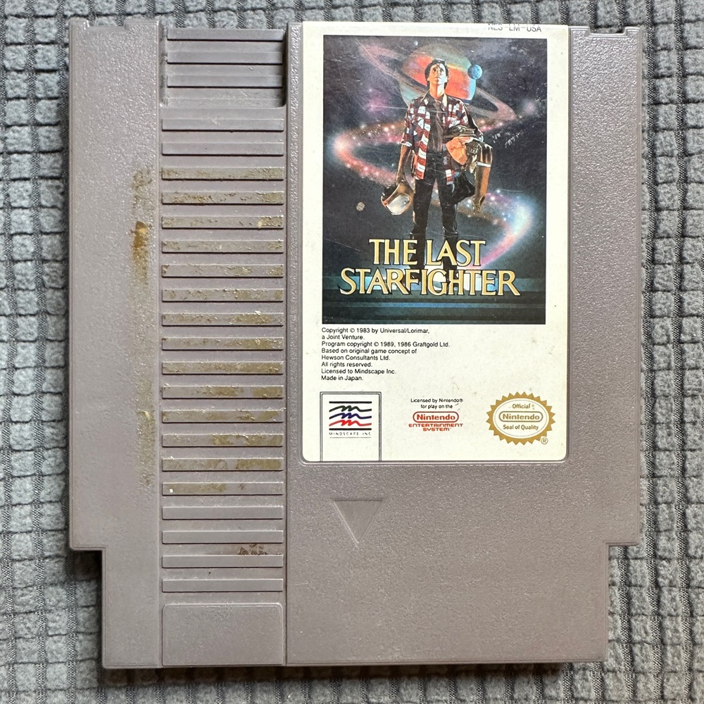 Nintendo NES The Last Starfighter game